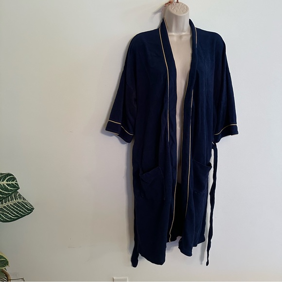 70s Vintage Robe / Vintage Velour Robe (bag14) - Picture 6 of 6